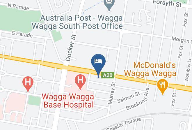 Comfort Inn Heritage Wagga Map