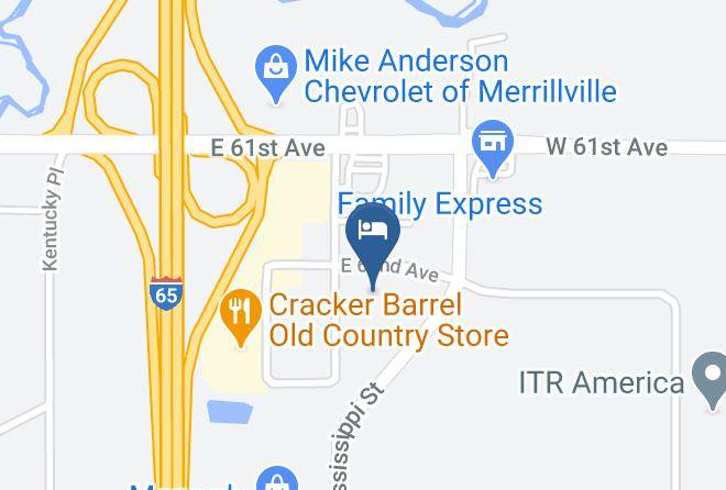Lake - Comfort Inn Hobart Merrillville Maps