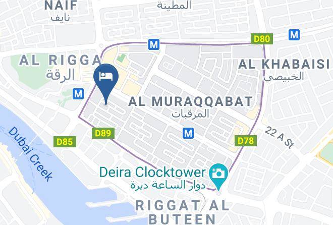 Dubai - Comfort Inn Hotel Dubai Maps