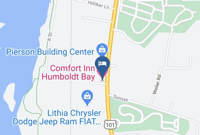 Humboldt - Comfort Inn Humboldt Bay Maps