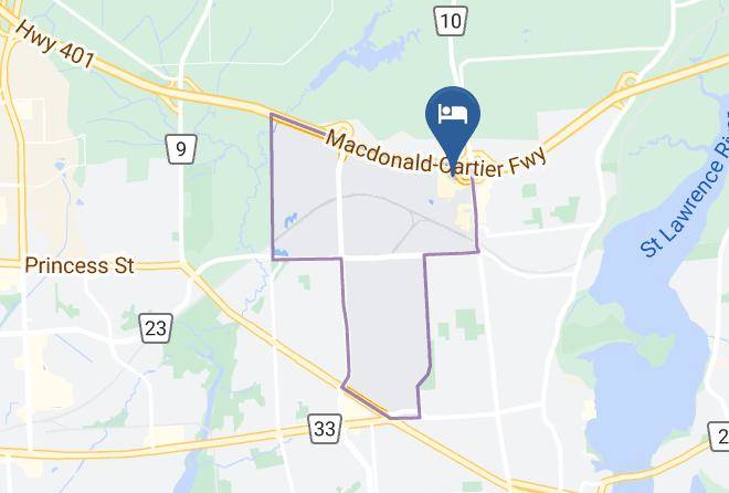 Frontenac - Comfort Inn Hwy 401 Maps