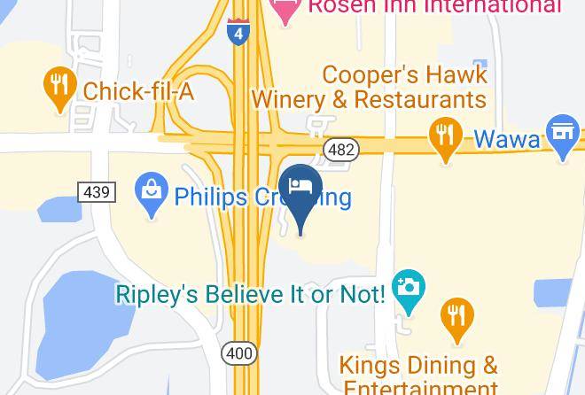 Orange - Comfort Inn International Drive Maps