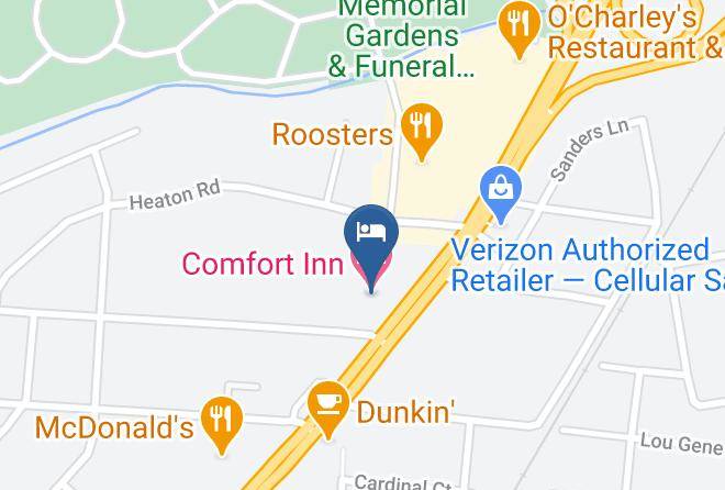 Jefferson - Comfort Inn Louisville Maps