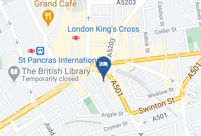 London - Comfort Inn Kings Cross Maps