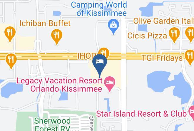 Osceola - Comfort Inn Kissimmee Lake Buena Vista South Maps