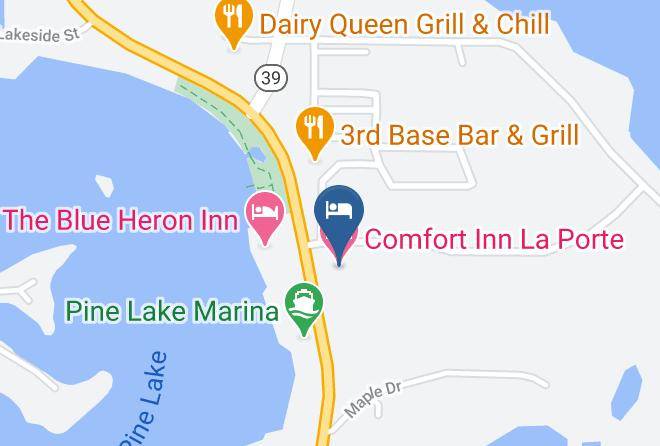 La Porte - Comfort Inn La Porte Maps