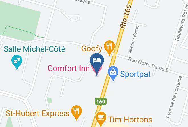 Lac Saint Jean Est Regional County Municipality - Comfort Inn Alma Maps