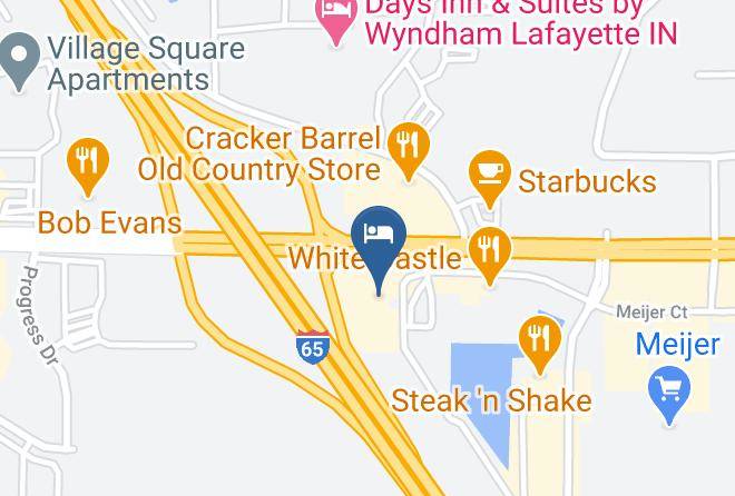 Comfort Inn Lafayette I 65 Map