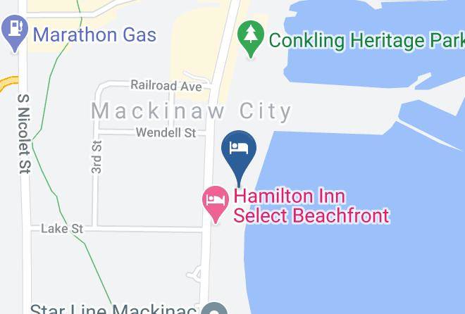 Comfort Inn Lakeside Map