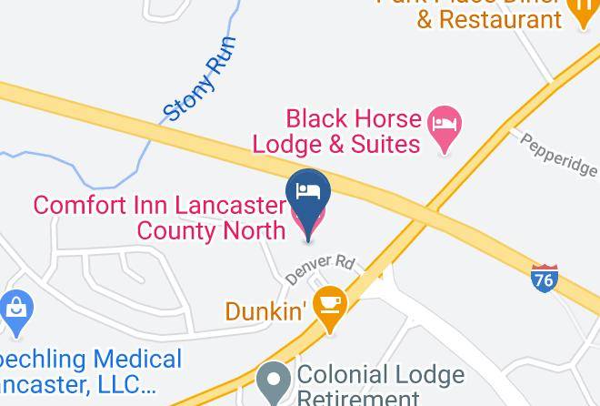 Lancaster - Comfort Inn Lancaster County North Maps