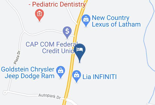 Comfort Inn Latham Albany North Map