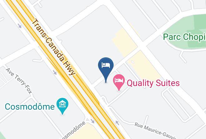 Comfort Inn Laval Map