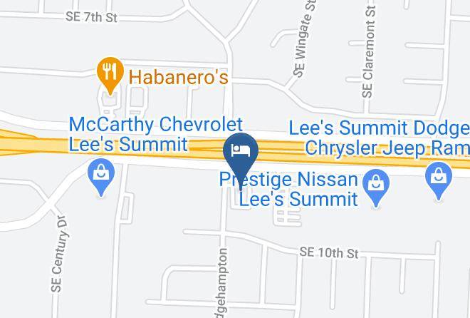 Jackson - Comfort Inn Lees Summit Hwy 50 & Hwy 291 Maps