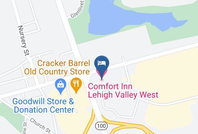 Lehigh - Comfort Inn Lehigh Valley West Maps