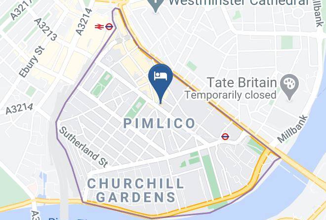 London - Comfort Inn London Westminster Maps