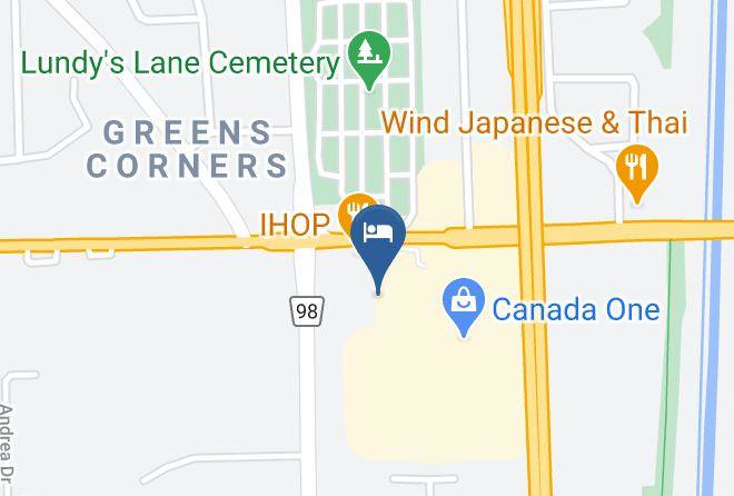 Niagara - Comfort Inn Lundys Lane Maps