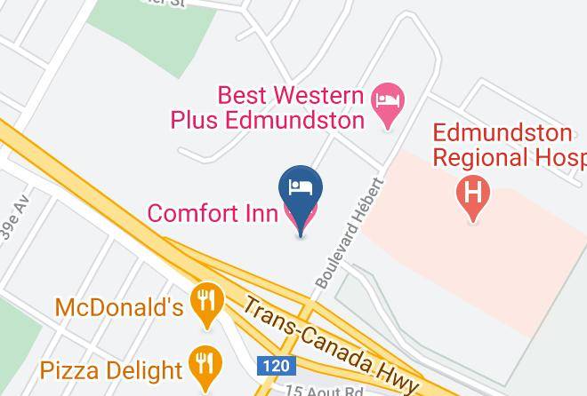 Madawaska - Comfort Inn Edmundston Maps