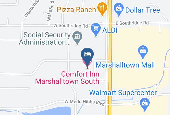 Marshall - Comfort Inn Marshalltown South Maps