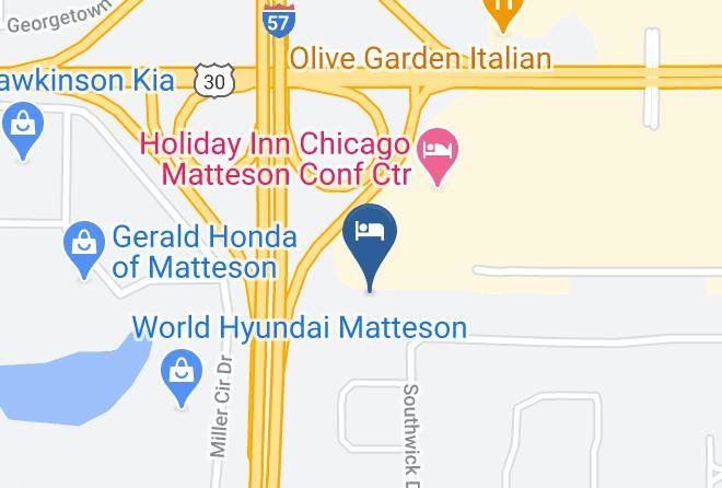 Cook - Comfort Inn Matteson Chicago Maps