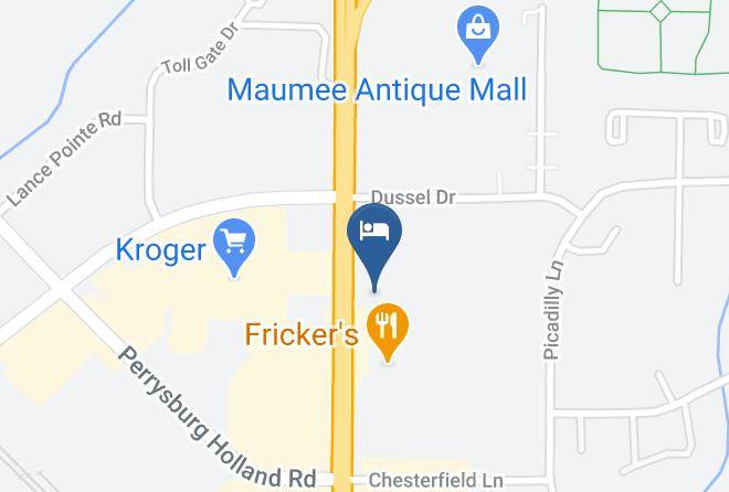 Lucas - Comfort Inn Maumee Perrysburgh Area Maps
