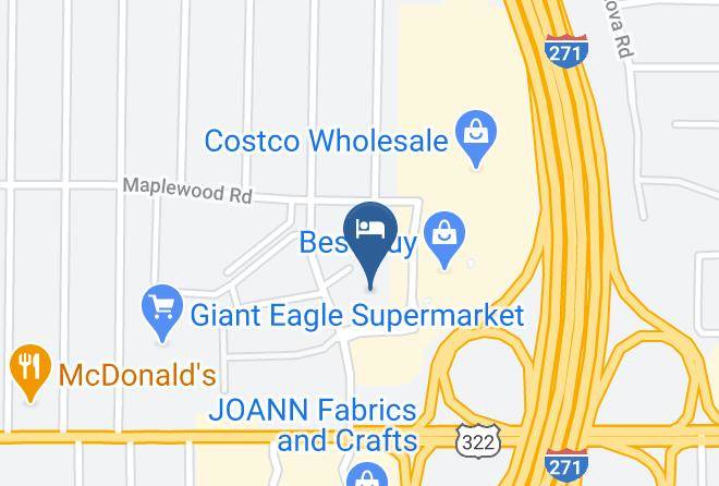 Cuyahoga - Comfort Inn Mayfield Heights Cleveland East Maps