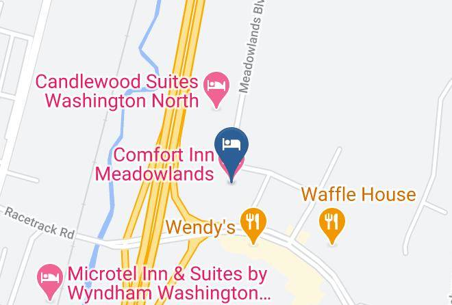 Washington - Comfort Inn Meadowlands Maps