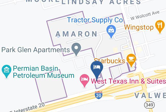 Comfort Inn Midland South I 20 Map