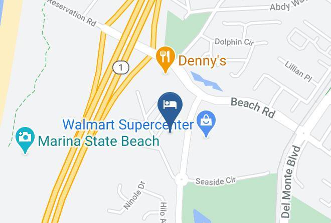 Monterey - Comfort Inn Marina On The Monterey Bay Maps
