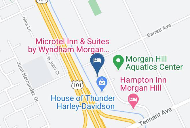 Santa Clara - Comfort Inn Morgan Hill Maps