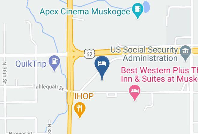 Muskogee - Comfort Inn Muskogee Near Medical Center Maps
