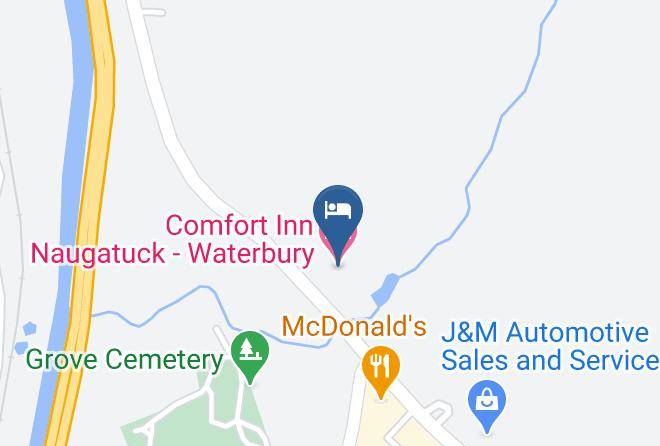 New Haven - Comfort Inn Naugatuck Waterbury Maps