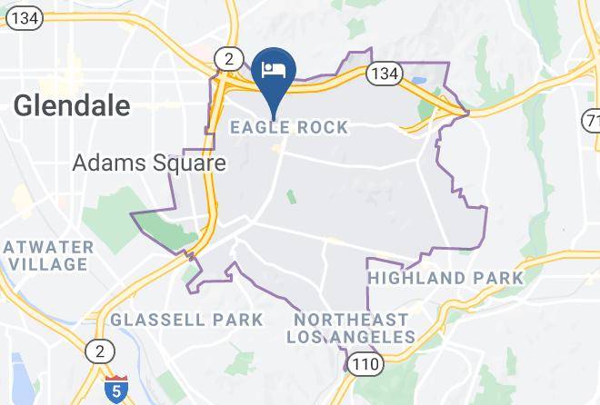 Los Angeles - Comfort Inn Near Old Town Pasadena In Eagle Rock Maps