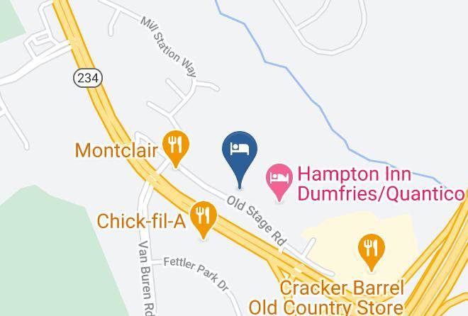 Comfort Inn Near Quantico Main Gate North Map