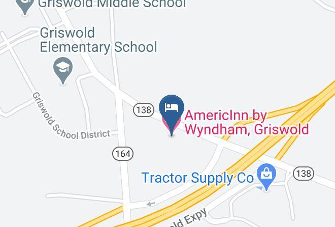 Comfort Inn Griswold Map