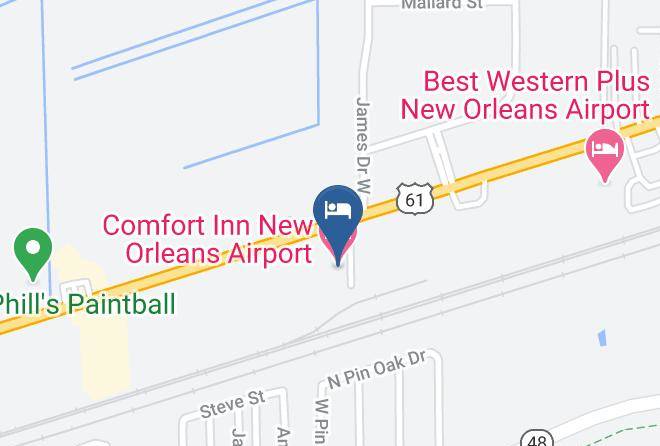 St Charles Par - Comfort Inn New Orleans Airport Maps