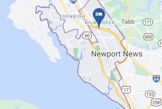 Newport News City - Comfort Inn Newport News Hampton I 64 Maps