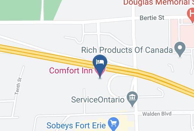 Niagara - Comfort Inn Fort Erie Maps