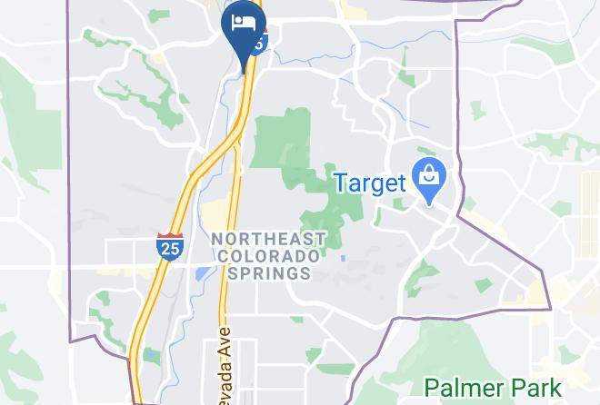 Comfort Inn North Air Force Academy Area Map