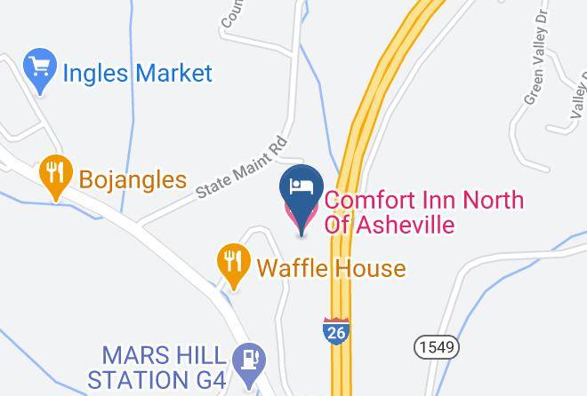 Madison - Comfort Inn North Of Asheville Maps