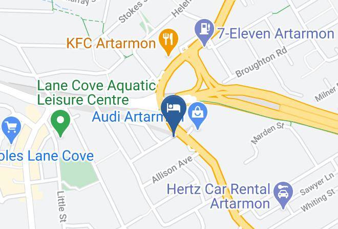 Lane Cove - Comfort Inn North Shore Maps