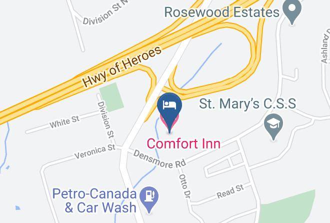 Northumberland - Comfort Inn Port Hope Maps