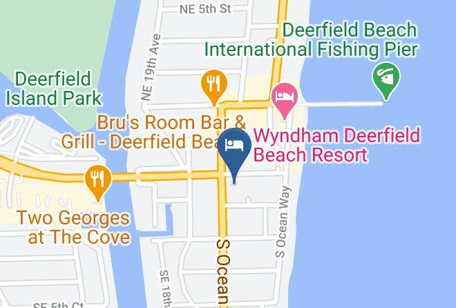 Broward - Comfort Inn Oceanside Deerfield Beach Maps