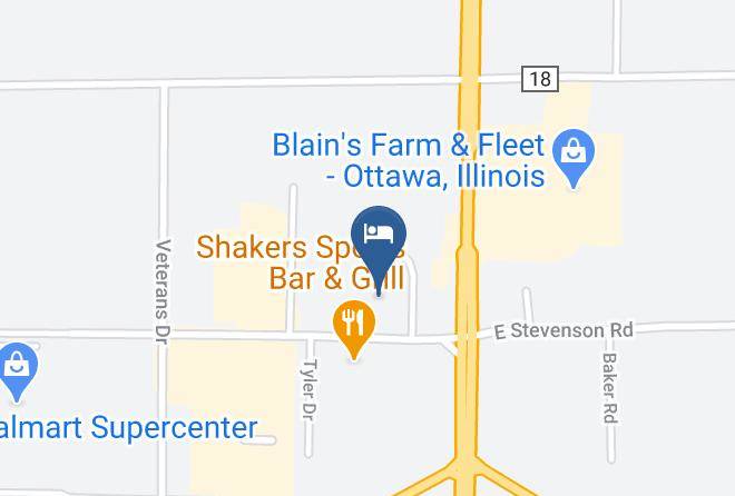 La Salle - Comfort Inn Ottawa Starved Rock Area Maps