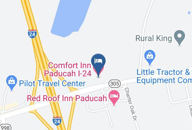Mccracken - Comfort Inn Paducah I 24 Maps