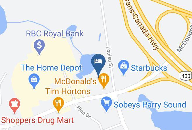 Parry Sound - Comfort Inn Parry Sound Maps