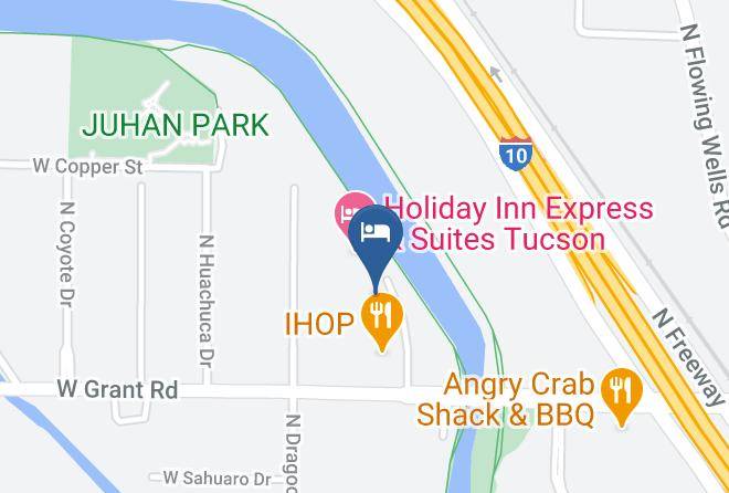 Comfort Inn Tucson Map