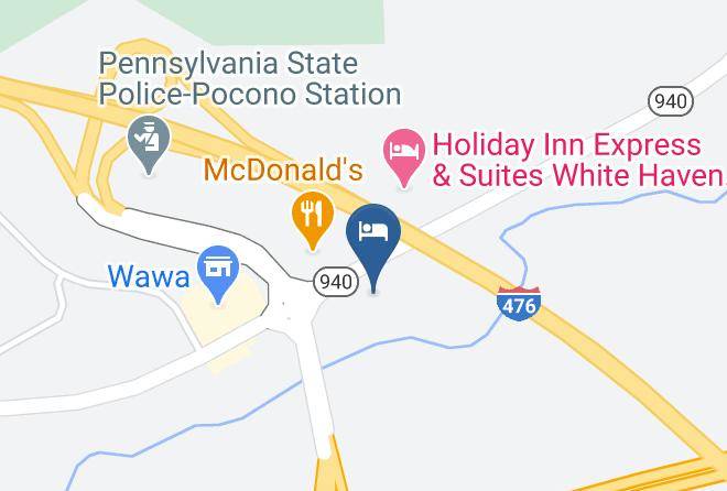 Carbon - Comfort Inn Pocono Mountains Maps