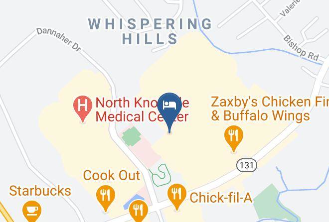 Knox - Comfort Inn Powell Knoxville North Maps