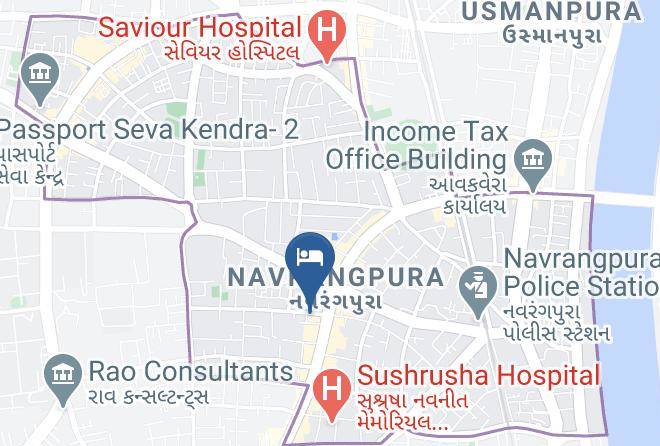 Ahmadabad - Comfort Inn President Hotel Maps