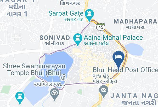 Bhuj - Comfort Inn Prince Hotel Maps